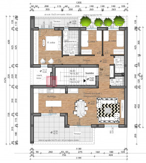 3 rooms, Apartment, 104m², 3 Floor
