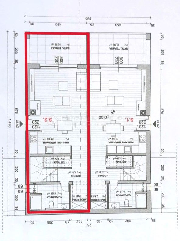 3-locale, Appartamento, 113m², 1 Piano