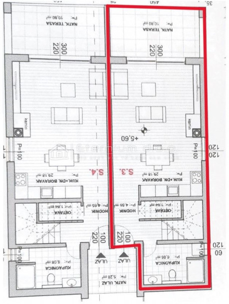 3-locale, Appartamento, 108m², 1 Piano