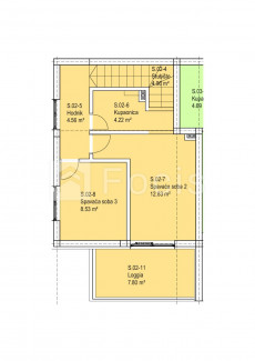 4 rooms, Apartment, 89m², 1 Floor