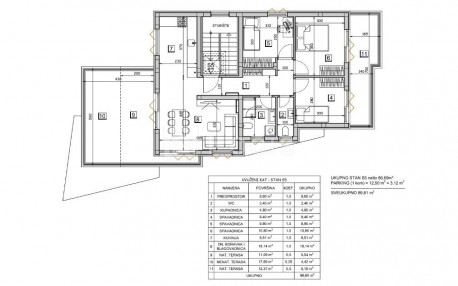 4 rooms, Apartment, 90m², 2 Floor