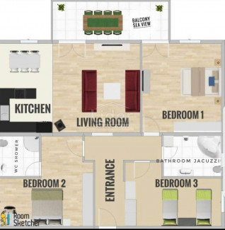 4-Zi., Wohnung, 150m², 1 Etage
