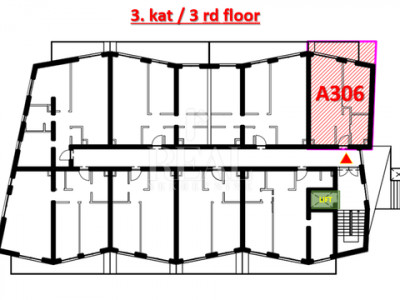 2 rooms, Apartment, 55m², 3 Floor