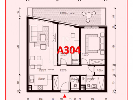 3-к, Квартира, 84м², 3 Этаж