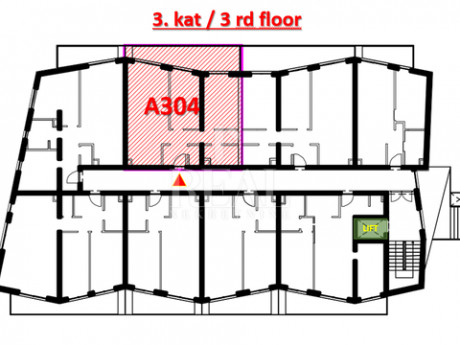 3-locale, Appartamento, 84m², 3 Piano
