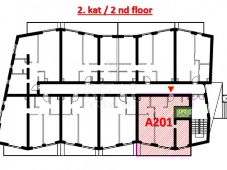 3 rooms, Apartment, 76m², 2 Floor