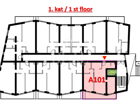 3-к, Квартира, 76м², 1 Этаж