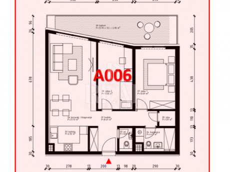 3-Zi., Wohnung, 83m², 1 Etage
