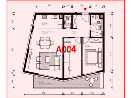3-locale, Appartamento, 88m², 1 Piano