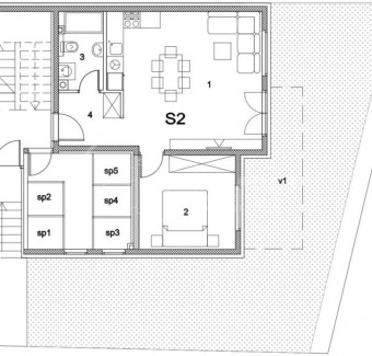 2 rooms, Apartment, 60m²