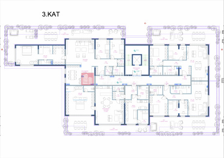 3-locale, Appartamento, 102m², 3 Piano