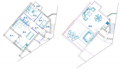 3 rooms, Apartment, 84m², 2 Floor