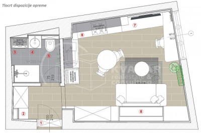 1-Zi., Wohnung, 26m², 4 Etage