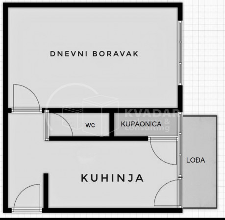 1-Zi., Wohnung, 47m², 1 Etage