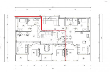 4-locale, Appartamento, 93m², 2 Piano