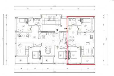 3 rooms, Apartment, 55m², 2 Floor
