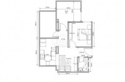 4 rooms, Apartment, 55m², 4 Floor