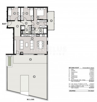4-locale, Appartamento, 132m², 5 Piano