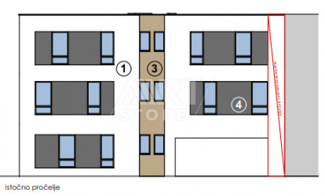 3-к, Квартира, 55м², 1 Этаж