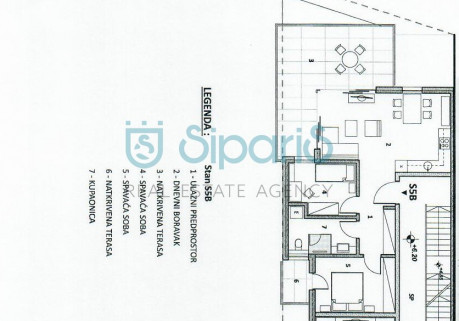 3 rooms, Apartment, 86m²