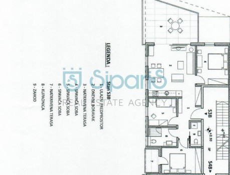 4 rooms, Apartment, 98m²