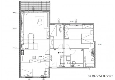 5 rooms, Apartment, 135m², 1 Floor