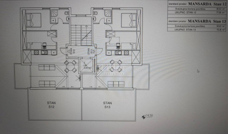 3 rooms, Apartment, 78m²