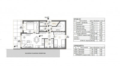 3-locale, Appartamento, 75m², 1 Piano