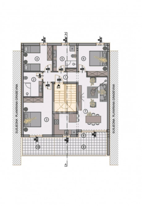 4 rooms, Apartment, 100m², 2 Floor
