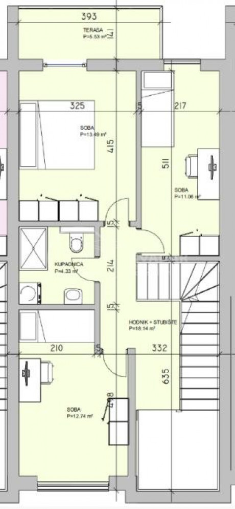 4-locale, Appartamento, 148m², 2 Piano