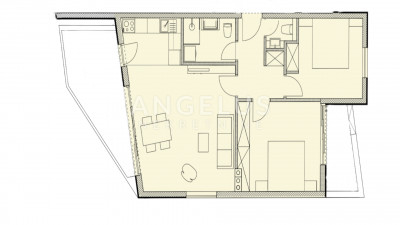 3-locale, Appartamento, 76m², 1 Piano