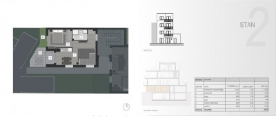 2 rooms, Apartment, 40m²