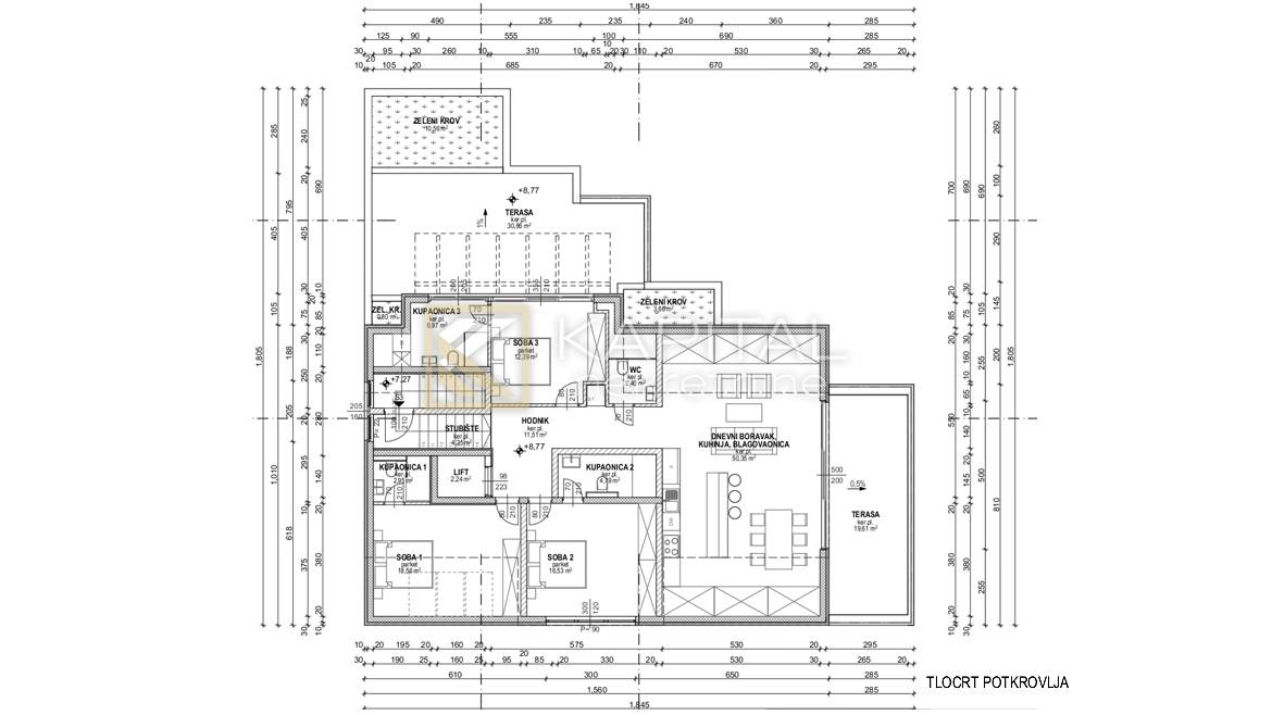 4 rooms, Apartment, 139m², 2 Floor