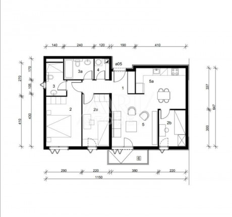 4 rooms, Apartment, 76m², 2 Floor
