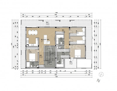 5-locale, Appartamento, 166m², 1 Piano