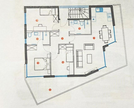 4 rooms, Apartment, 83m², 2 Floor