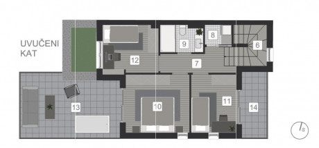 4 rooms, Apartment, 118m², 2 Floor