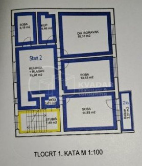4-locale, Appartamento, 79m², 1 Piano