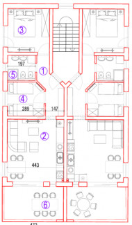 3-к, Квартира, 63м², 1 Этаж