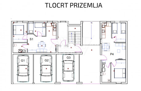 3-locale, Appartamento, 60m², 2 Piano