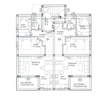 3 rooms, Apartment, 56m², 2 Floor