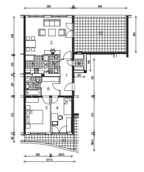 3-Zi., Wohnung, 80m², 3 Etage
