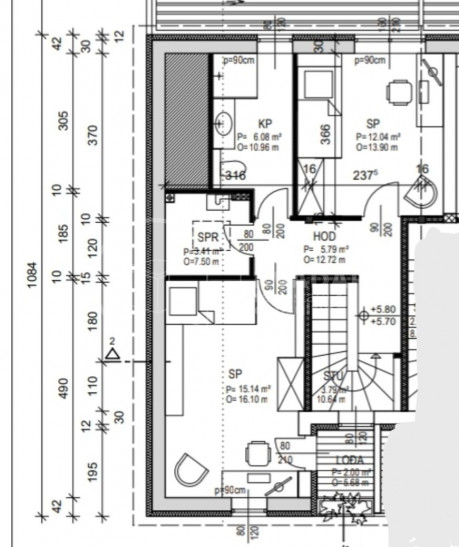 4-Zi., Wohnung, 113m², 1 Etage
