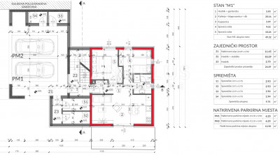 3-Zi., Wohnung, 49m², 1 Etage
