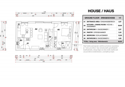 House, 140m², Plot 7297m²