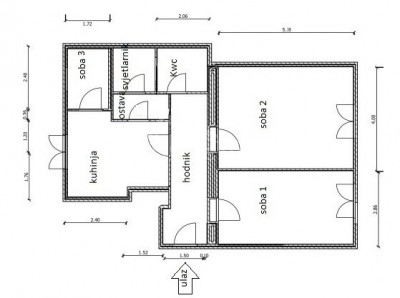 2-locale, Appartamento, 65m²
