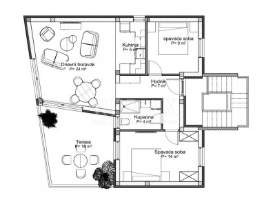 3-Zi., Wohnung, 65m², 2 Etage