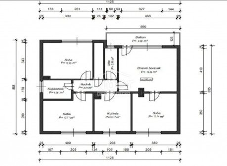 4 rooms, Apartment, 81m², 1 Floor