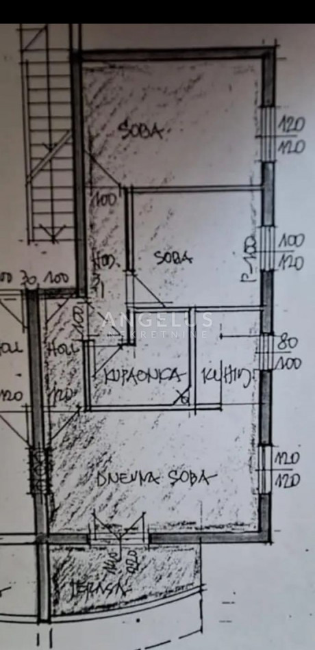 3-locale, Appartamento, 65m², 1 Piano