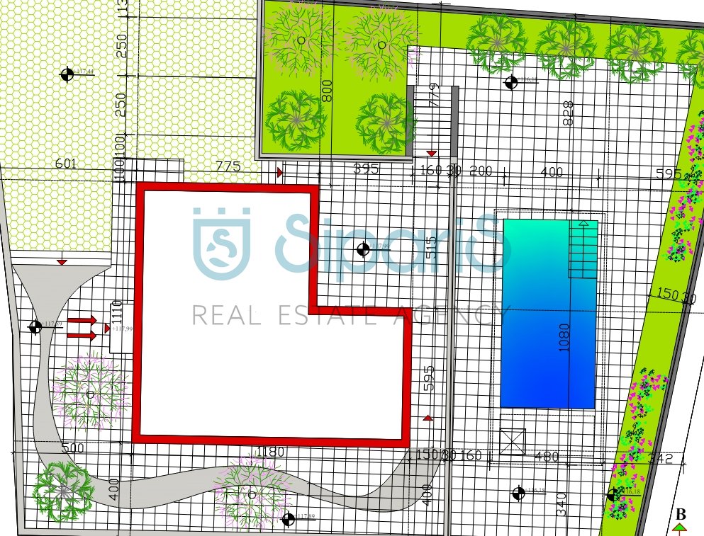 702m², Grundstück